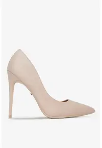 Pantofi Material Textil - Culoare Bej - Bej