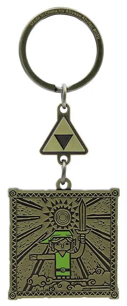 Breloc ABYstyle Games: The Legend of Zelda - Link & Triforce