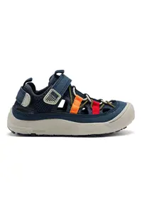 Sandale fisherman cu velcro Dunbarton - Albastru royal/Bleumarin