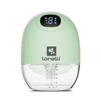 Pompa de san electrica portabila, Lorelli Alice, hands free, 3 moduri de operare, functie masaj, 9 niveluri, cu accesorii incluse, 140 ml, Green