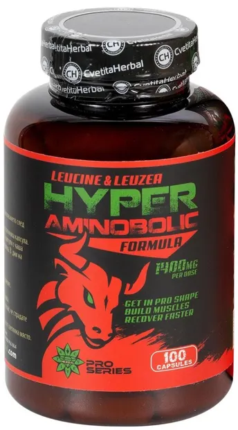 Hyper Aminobolic, 1400 mg, 100 capsule, Cvetita Herbal
