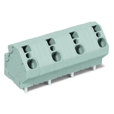 PCB terminal block; 4 mm²; Pin spacing 12.5 mm; 10-pole; CAGE CLAMP®; 4,00 mm²; gray