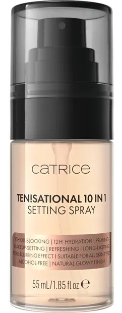 Catrice Spray fixator pentru machiaj 10 în 1 Ten!sational, 55 ml