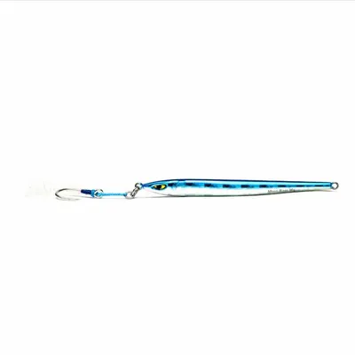 Pilker Mustad Moonriser Blue Red Chrome 120g / 20mm