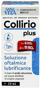 Sanavita Collirio Plus Picături hidratante pentru ochi, 10 ml, Paladin Pharma