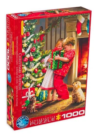 Puzzle Eurographics din 1000 de piese - Surpriza de Craciun