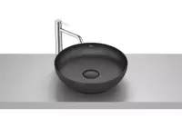 Lavoar Roca Bol A32787M080, montare pe blat, 42.5 cm, FineCeramic, mat, Negru