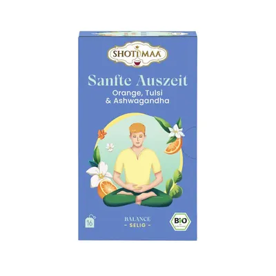Ceai balance - sanfte auszeit - portocala, tulsi si ashwagandha bio 16dz x 2g 32g Shotimaa