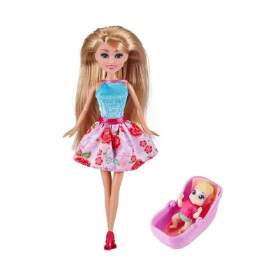 Papusa cu accesorii Sparkle Girlz Baby Sitter