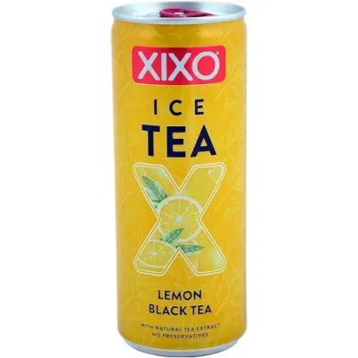 Bautura pe baza de ceai negru cu aroma de lamaie, Xixo Ice Tea Lemon, 250ml, SGR Engros