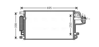 Condensator climatizare (cu uscator) potrivit HYUNDAI TUCSON, TUCSON SUV; KIA SPORTAGE II 2.0-2.7 06.04-01.12