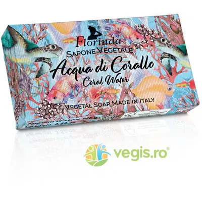 Sapun Vegetal pentru Maini si Corp Coral Water Profumi di Mare Florinda 100g