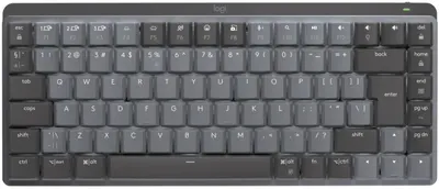 Tastatura mecanica Logitech - MX Mechanical Mini, wireless, gri