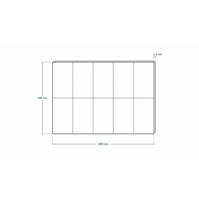 Covoras educativ Lionelo Robby 200 x 180 cm Multicolor