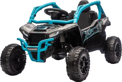 Mașină cu acumulator KikkaBoo - Licensed Kawasaki, KRX 1000, Albastru-Negru