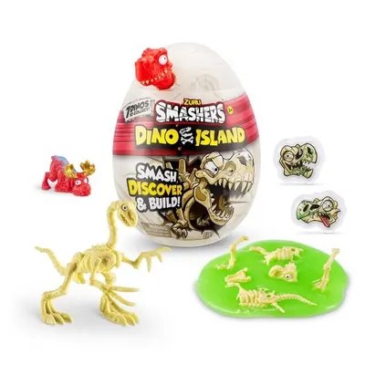 Mini Ou surpriza cu 6 accesorii, Smashers Dino Island