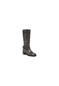 Cizme dama 303221782 - Piele naturala - Negru - Negru