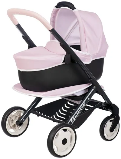 Cărucior pentru păpuși 3 în 1 Smoby - Maxi-Cosi Combi, roz