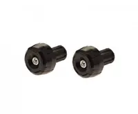 Set 2 capeti ghidon moto rotunzi, culoare negru