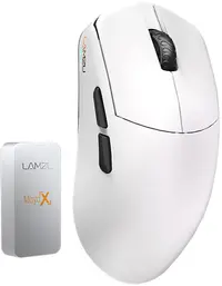 Mouse gaming Lamzu - MAYA X 8K, optic, wireless, alb