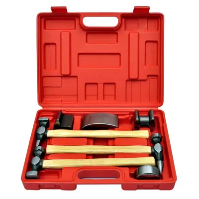 Gossi set ciocane si nicovala de indreptat caroserie auto, 7 piese