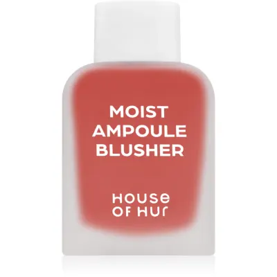House of Hur Moist Ampoule Blusher fard de obraz lichid mini culoare 05 Peach Coral 10 ml