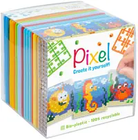 Set de pixeli creativi Pixelhobby Classic - Cube, Animale marine