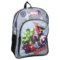 Rucsac multicolor cu doua compartimente, 43x32x16 cm, Safety Shield, Avengers