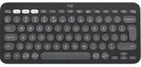 Logitech Keyboard - Pebble Keys 2 K380s, fără fir, ISO Layout, Graphite