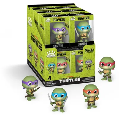 Mini-figurină Funko Minis Animation: TMNT - Characters, sortiment