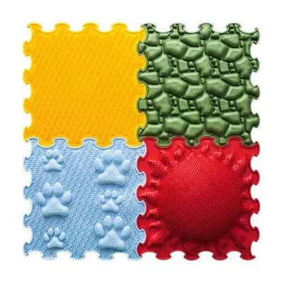 Copii Fitness Covoraș Senzorial 30x30cm Set 4buc Fantastic Four Multicolor