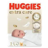 Huggies Extra Care nr.1, 2-5 kg | 26 bucati