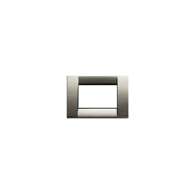 Placa ornament 6 module Vimar(Idea)metal black chrome