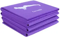 Saltea de yoga pliabilă Xmart - 173 x 61 cm, mov