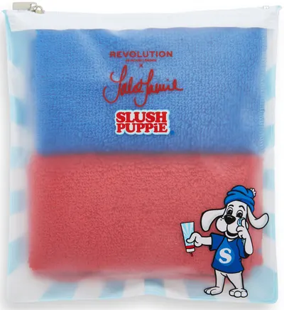 Revolution Skincare x Jake Jamie Set șervețele microfibra Slush Puppie, cu geantă, 2 bucăți