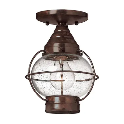 Corp de iluminat decorativ pentru exterior, Capecod 1 Light Flush Lantern