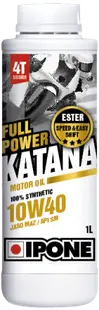 Ulei moto 4T Ipone Full Power Katana 10W40 100% Sintetic ESTER - JASO MA2 - API SM, 1L