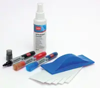 Start Kit pentru table (3 markere, 1 burete, 1 spray curatare), Nobo