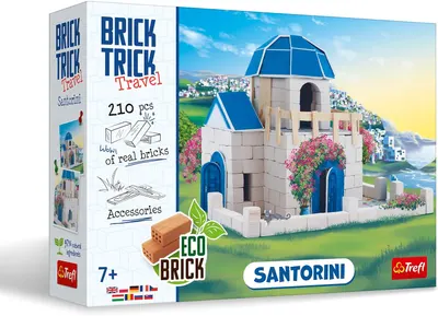 Constructor Trefl Brick Trick Travel - Casă în Santorini