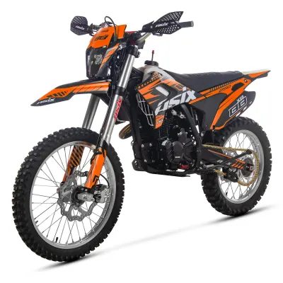 Motocicleta Cross Enduro Asix XB88 A3, 250cc, roti 21 18 , culoare negru portocaliu, pornire electric picior