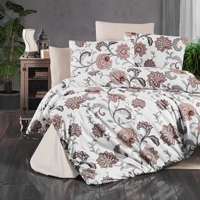 Lenjerie de pat ranforce clasy king size (rnf_28)