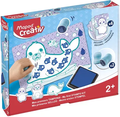 Set creativ cu stampile Maped Creativ Early Age, 7 piese