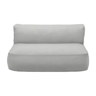 Modul de canapea de grădină gri deschis cu tapițerie din țesătură bouclé Grow – Blomus