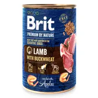 Brit Premium by Nature Sensitive Conservă pentru câini, Miel cu hrişcă 400g