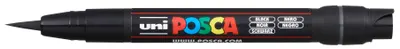 Marker permanent Uniball Posca pe baza de apa – Negru