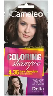 Delia Cameleo Șampon colorant la plic , 4.36 Dark Chocolate, 40 ml