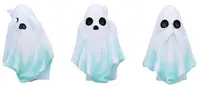 Set de statuete Nemesis Now Adult: Halloween - Three Wise Ghosts, 7.5 cm
