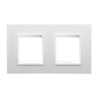 Placa ornament CProiector HORUS LUX international - IN TECHNOPOLYMER - 2+2 modul HORIZONTA - WHITE MONOCHROME - CProiector HORUS