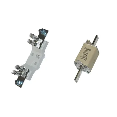 Pachet Soclu MPR NO 2 (Max 400A, 690V) + Sigurante MPR NH GG/GL NO 2/2C (400A) - Protectie la Capacitate Maxima