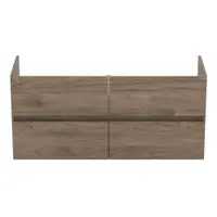 Dulap sub chiuvetă în culoare naturală suspendat cu aspect de lemn de nuc 120x55 cm Eurovit+ – Ideal Standard